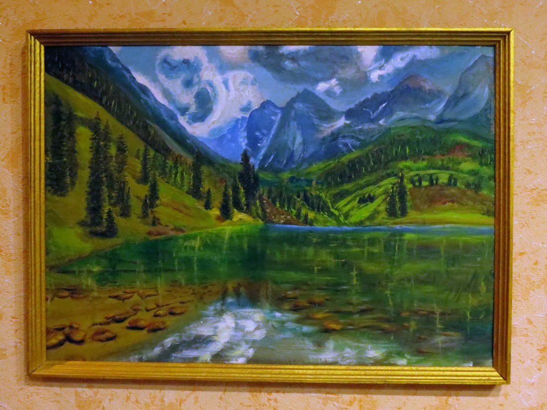 A painting presented by a Russian haiku poet (2)